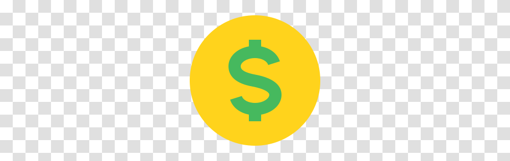 Dollar Icon Flat, Logo, Trademark, Number Transparent Png