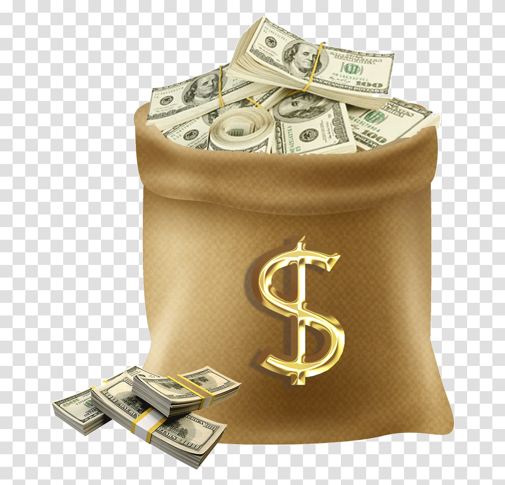 Dollar In Bag Us Dollars, Money Transparent Png