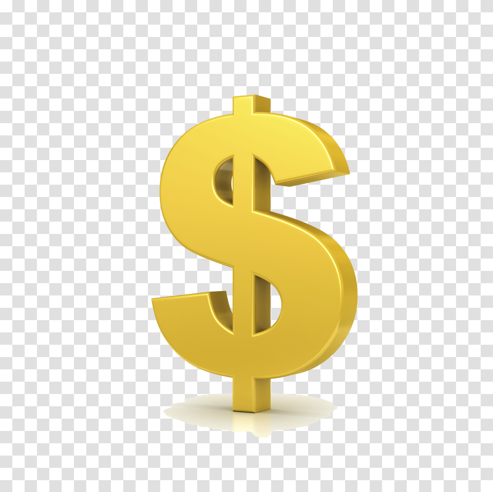 Dollar Logo Clipart Gold Money Symbol, Text, Number, Trademark, Alphabet Transparent Png