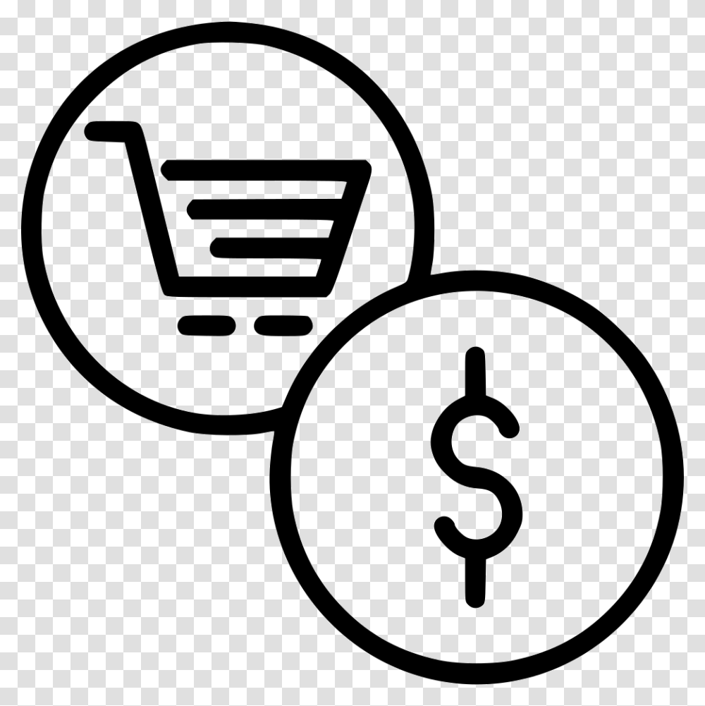 Dollar Online Commerce Cart Trade Finance Icon Free, Number, Logo Transparent Png