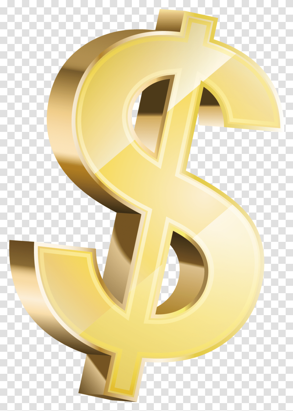 Dollar Sign Bank Currency Symbol Coin Gold Dollar Sign, Number, Text, Cross, Alphabet Transparent Png