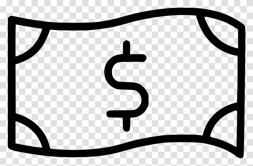 Dollar Sign Cash Bill Icon Free Download, Apparel, Number Transparent Png