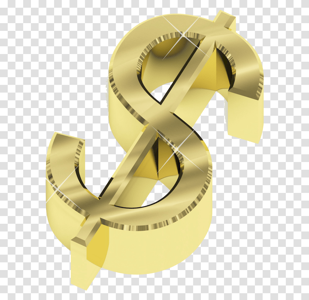Dollar Sign Currency Symbol Wealth Simbolo Riqueza, Hook, Gold, Anchor Transparent Png