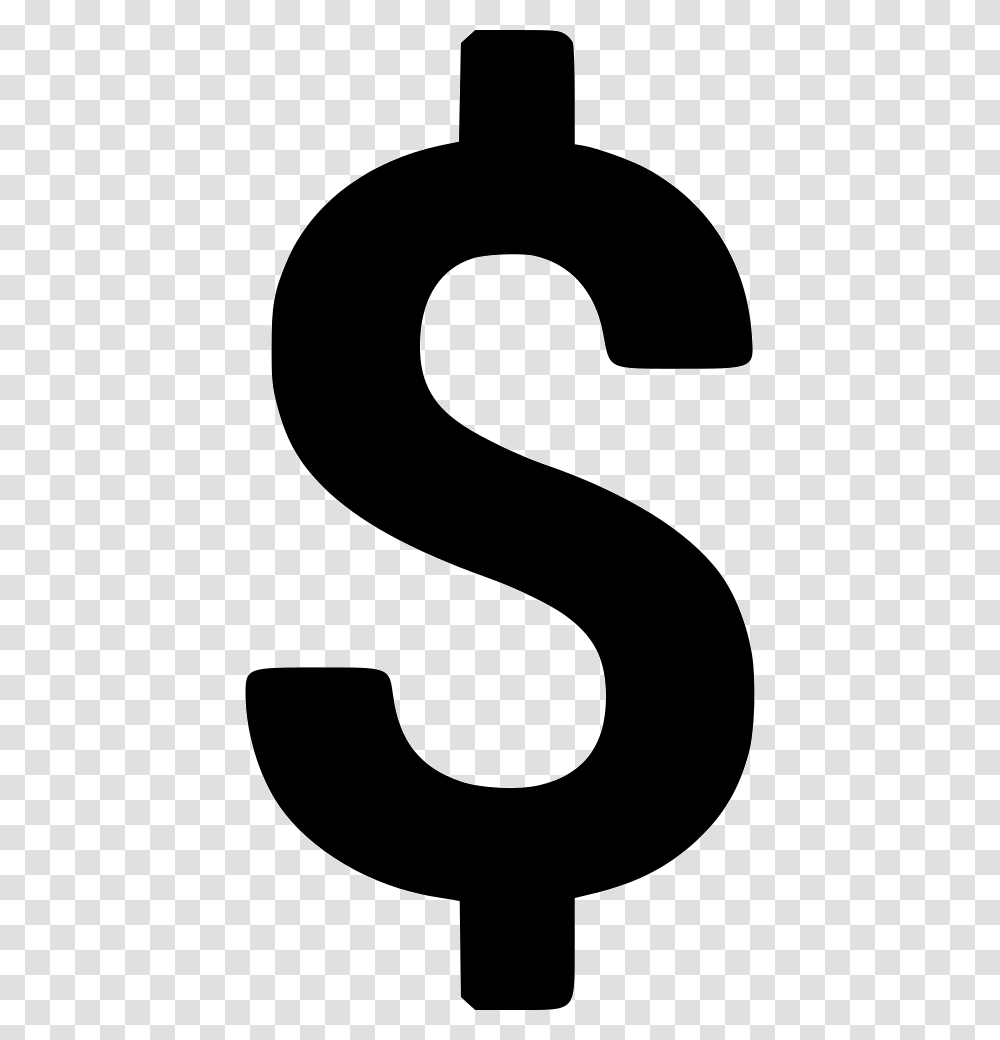Dollar Sign Icon Free Download, Number, Alphabet Transparent Png
