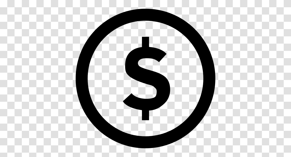 Dollar Sign In Circle, Gray, World Of Warcraft Transparent Png