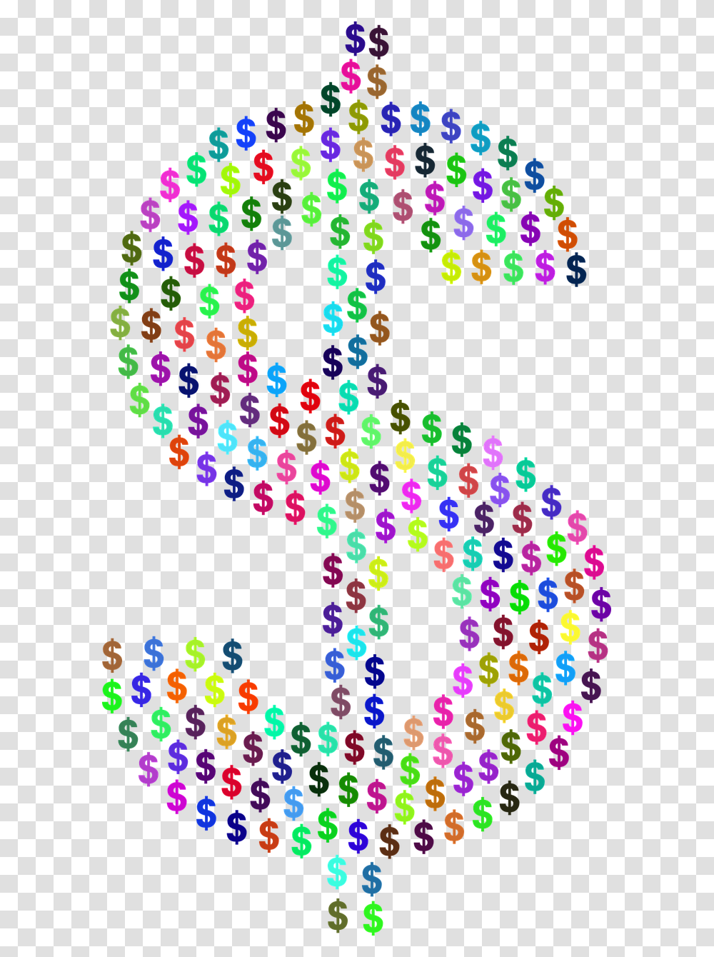 Dollar Sign Money Symbol Circle, Purple, Pattern Transparent Png
