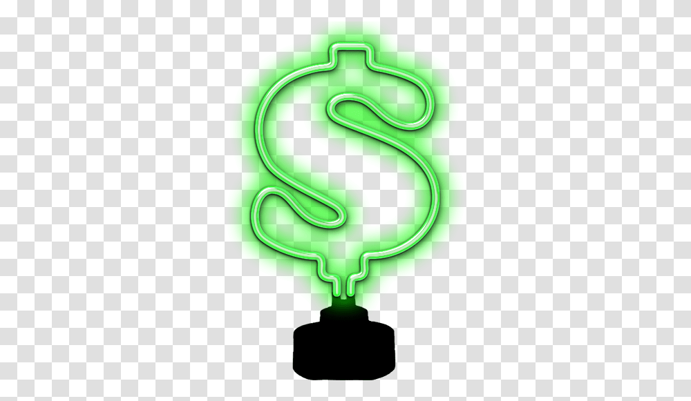 Dollar Sign Neon Sculpture Neon Dollar Sign, Scissors, Blade, Weapon, Weaponry Transparent Png