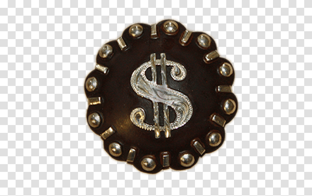 Dollar Sign Saddle Conchos, Wristwatch, Jewelry, Accessories, Brooch Transparent Png
