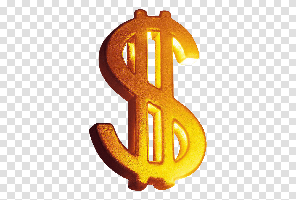 Dollar Sign United States Gold Number, Cross, Symbol, Hook, Emblem Transparent Png