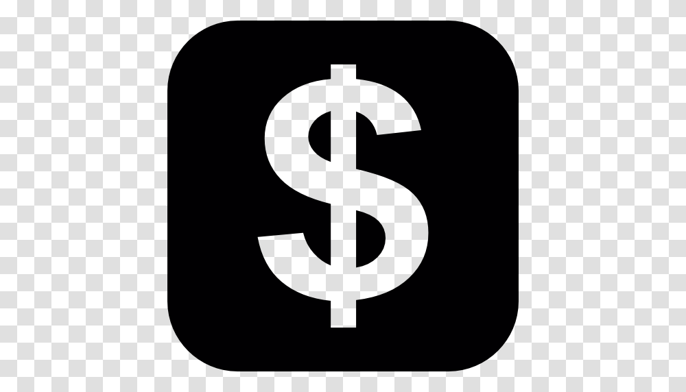 Dollar Symbol In A Rounded Square, Cross, Stencil, Sign Transparent Png