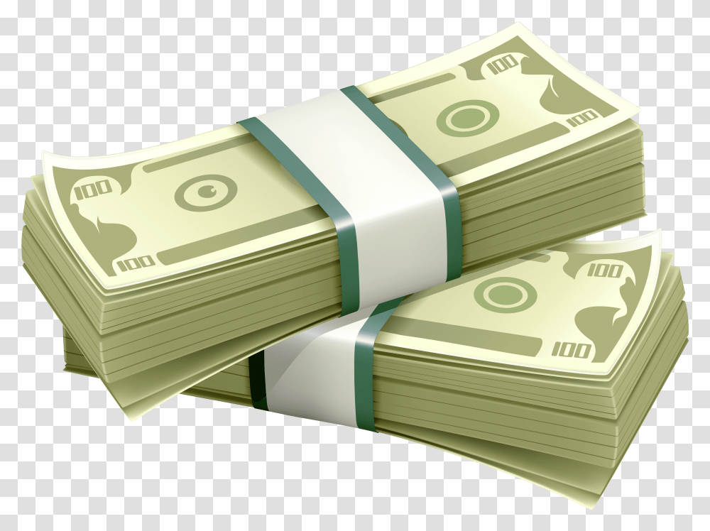 Dollars Clipart, Money, Box, Paper Transparent Png