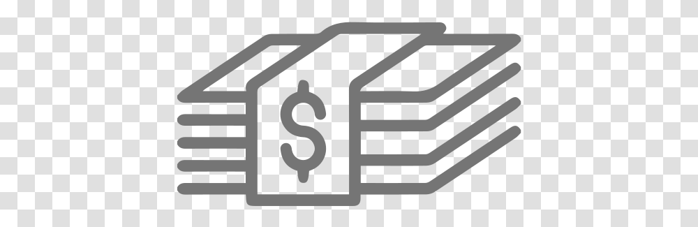 Dollars Money Cash Free Icon Of Line Cash Stock Icon, Text, Rug, Label, Symbol Transparent Png