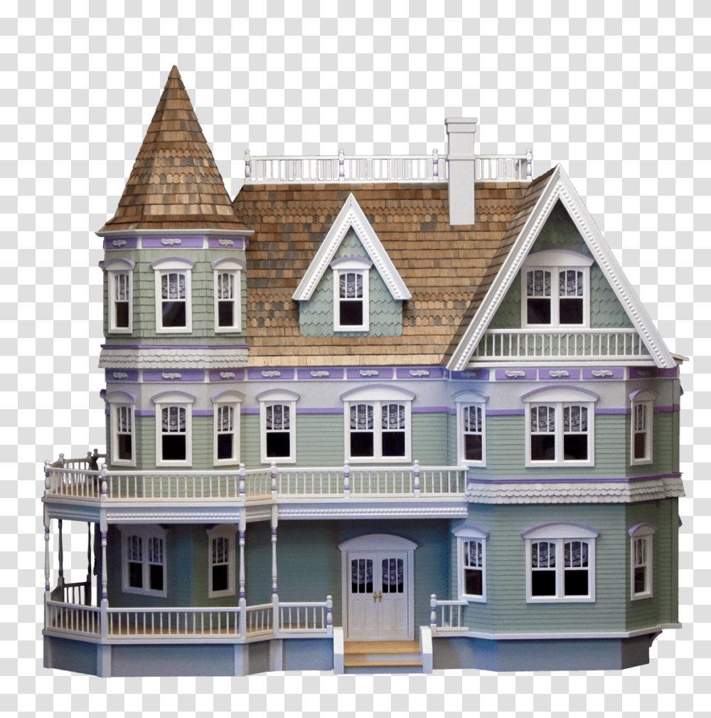 Dollhouse Queen Mary S Dolls Queen Anne Dollhouse Real Good Toys, Cottage, Housing, Building, Villa Transparent Png