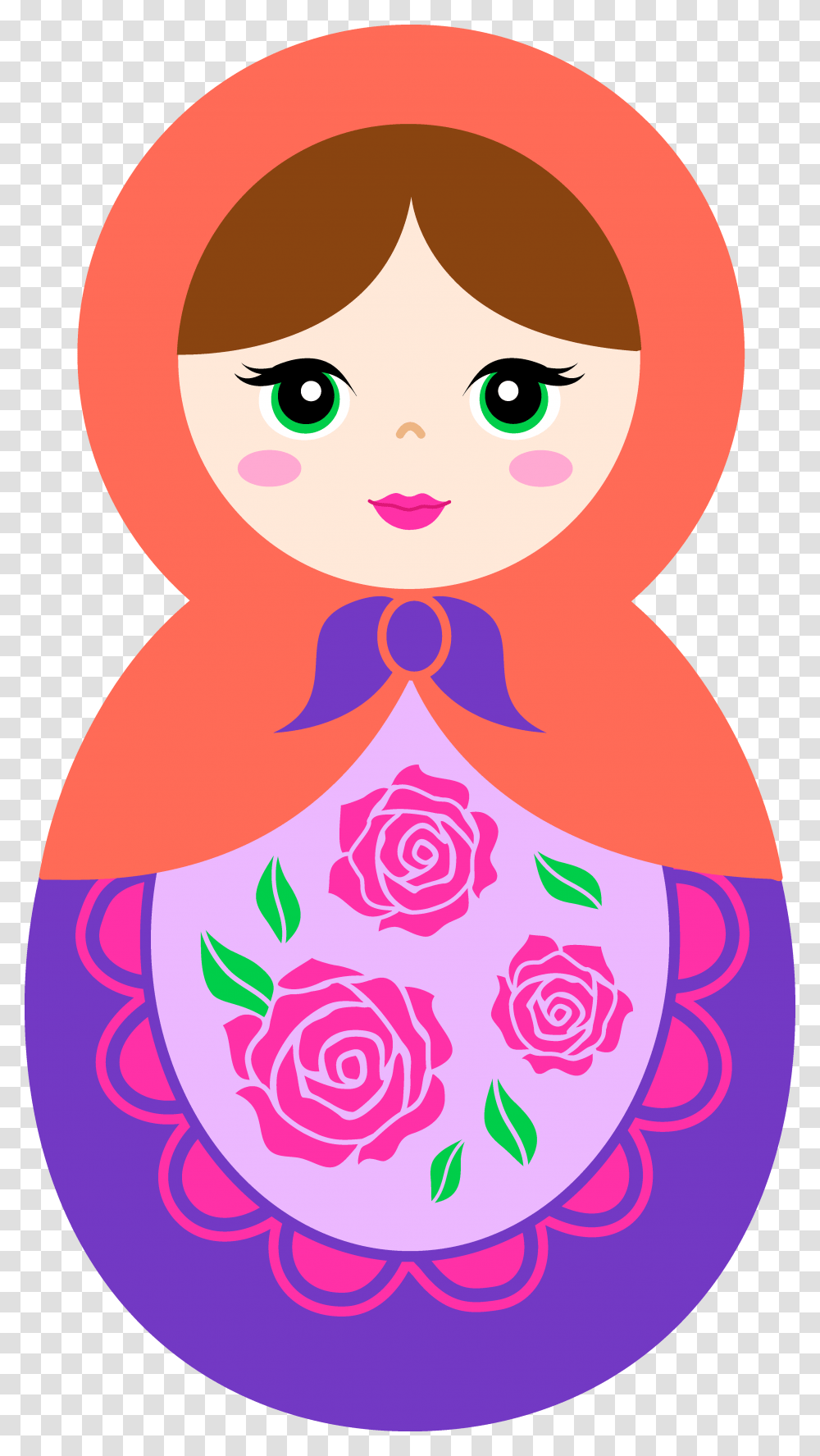 Dolls Clipart Cartoon Russian Doll Clipart, Food, Egg, Toy Transparent Png