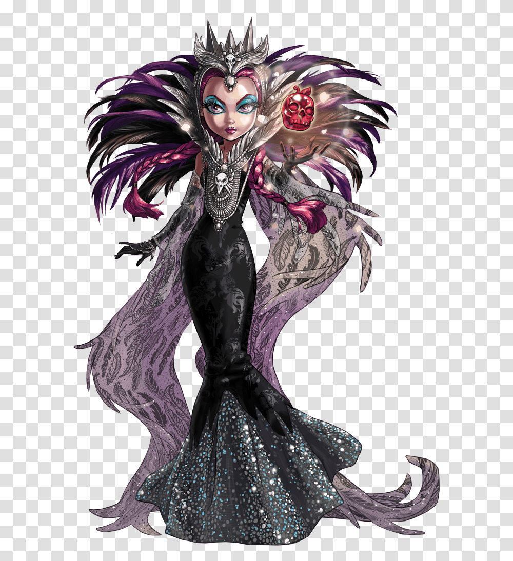 Dolls On A Whim Ever After High Raven Queen Evil Queen Ever After High The Evil Raven Doll, Toy, Person Transparent Png