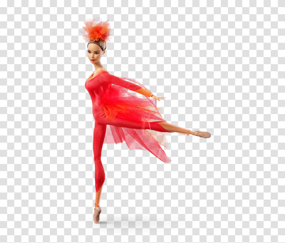 Dolls Red Baby Toy Super Girl Dress Dance Barbie Misty Copeland Doll, Dance Pose, Leisure Activities, Person, Human Transparent Png