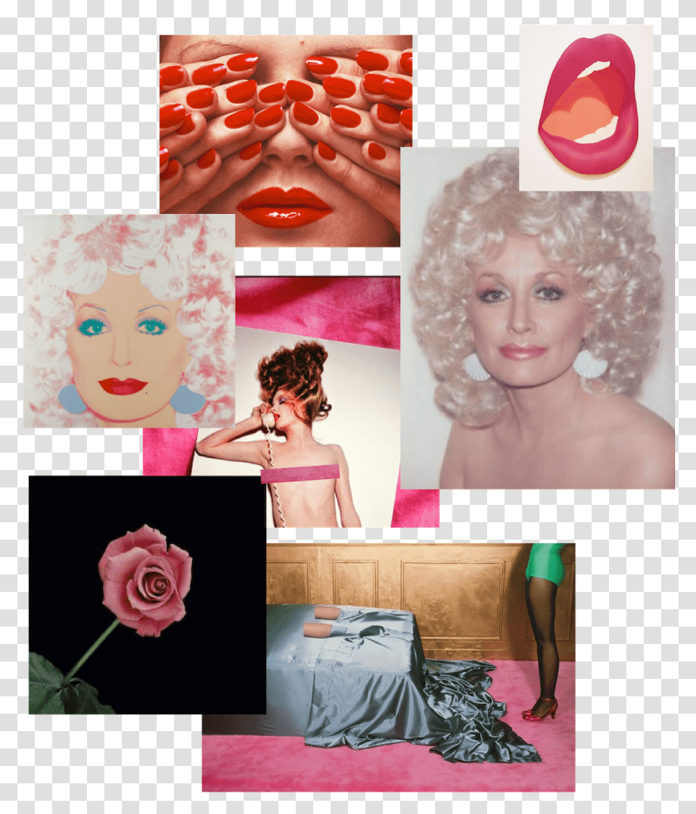Dolly Parton Warhol Guy Bourdain Collage, Poster, Advertisement, Person, Human Transparent Png