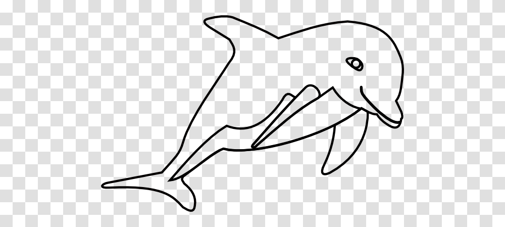Dolphin Clipart Black And White Cute Dolphin Drawing, Outdoors, Nature, Face, Astronomy Transparent Png