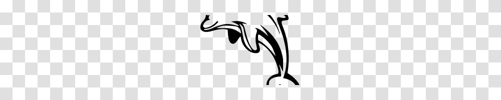 Dolphin Clipart Black And White Dolphin Clipart Tattooed, Nature, Animal, Outdoors Transparent Png