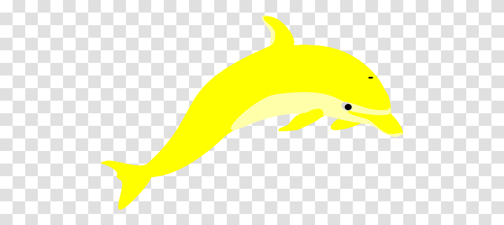 Dolphin Clipart Yellow, Banana, Fruit, Plant, Food Transparent Png