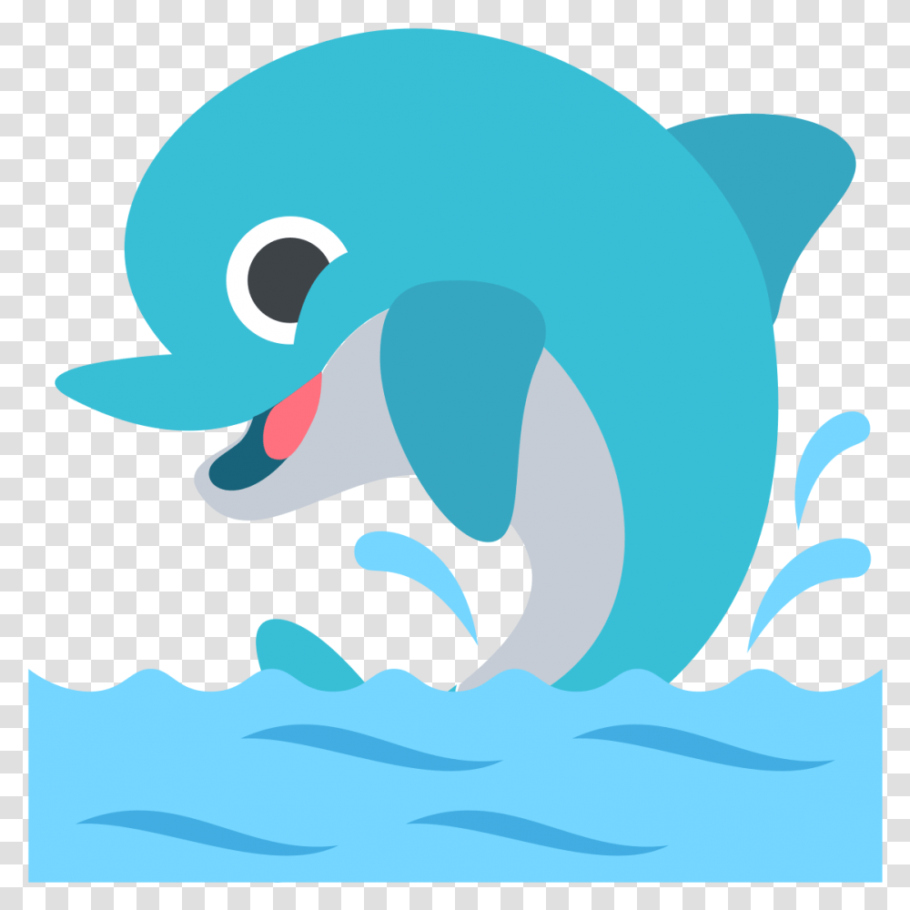 Dolphin Emoji, Bird, Animal, Penguin, Painting Transparent Png
