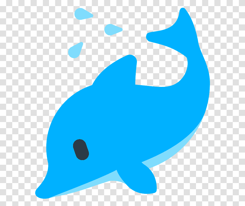 Dolphin Emoji Clipart Emoji Delfin, Animal, Mammal, Sea Life, Whale Transparent Png