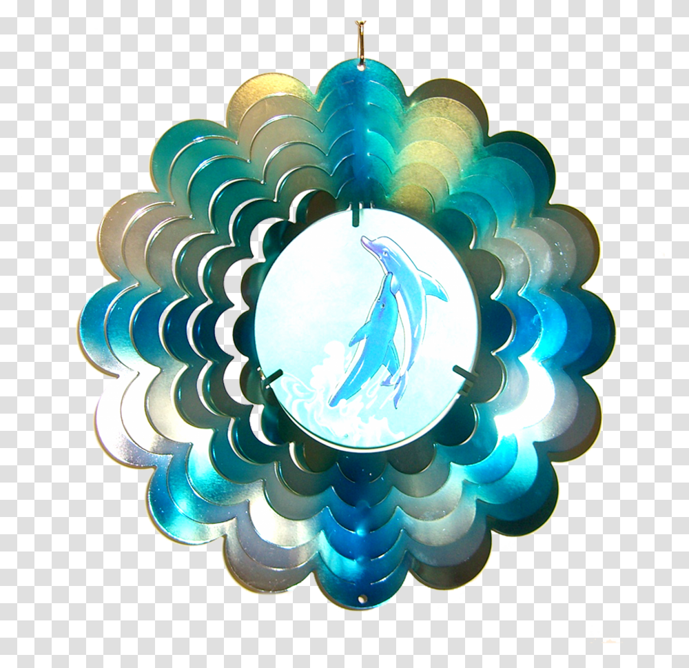 Dolphin Holographic Spinner Inch, Light Fixture, Chandelier, Lamp, Ornament Transparent Png