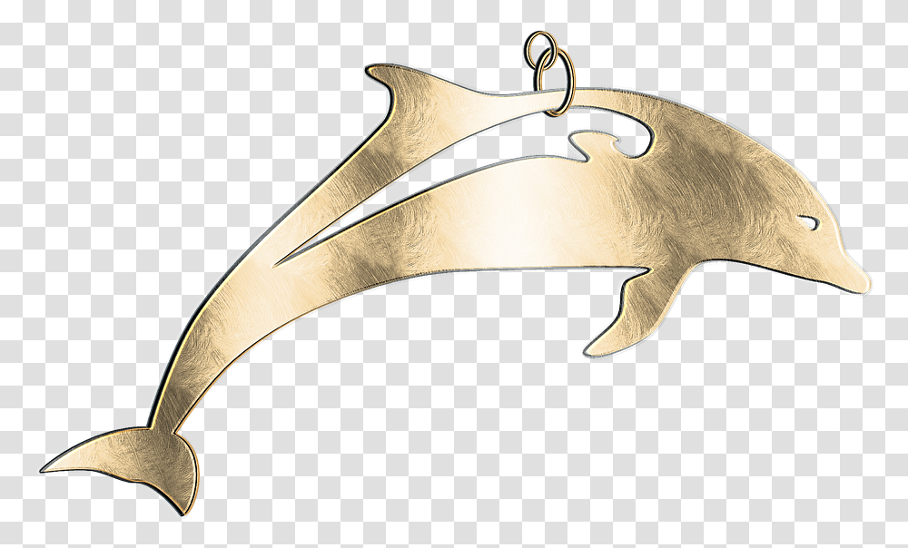 Dolphin Metal Gold Free Image On Pixabay Common Bottlenose Dolphin, Axe, Tool, Accessories, Accessory Transparent Png