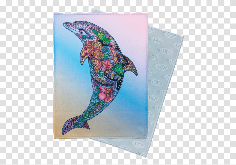 Dolphin Microfiber Cleaning Cloth, Doodle, Drawing, Bird Transparent Png