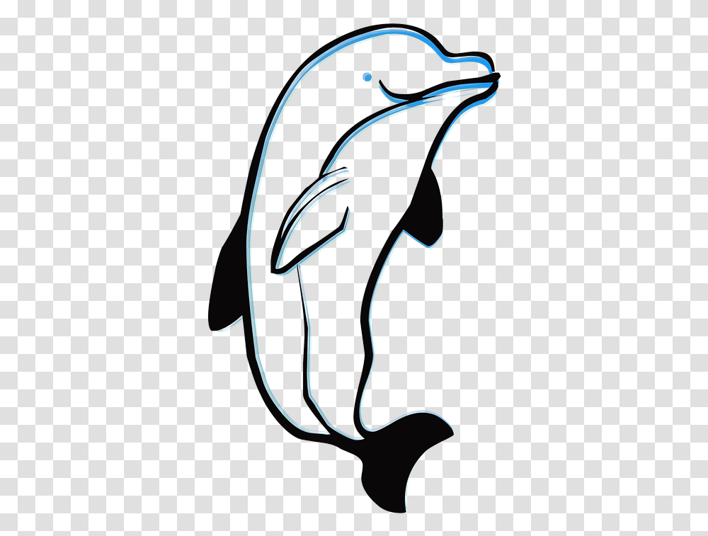 Dolphin Outline Animal Sea Ocean Silhouette Fish Silhouette Ocean, Handwriting Transparent Png
