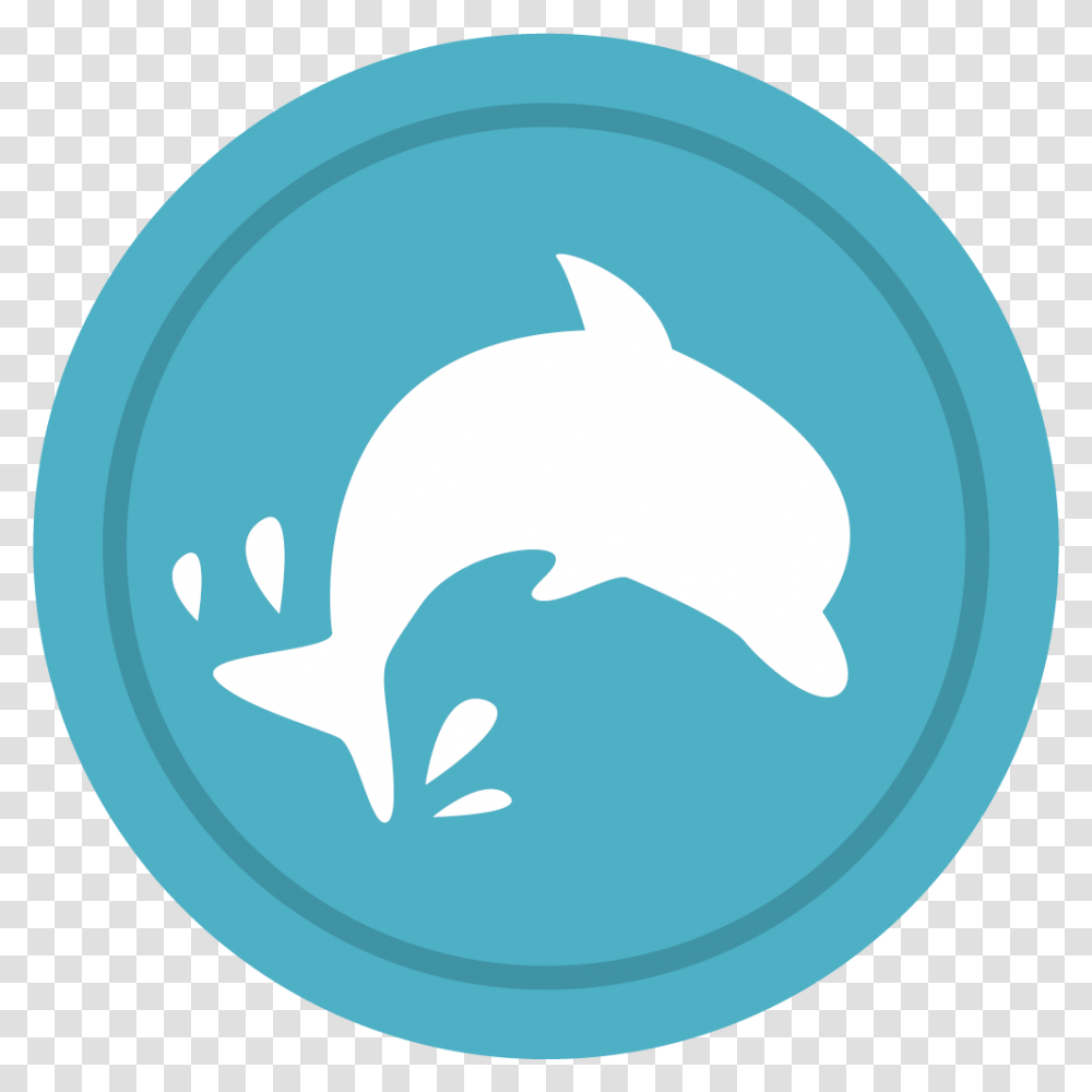 Dolphins Clipart Dolphin In A Circle, Sea Life, Animal, Mammal, Beluga Whale Transparent Png