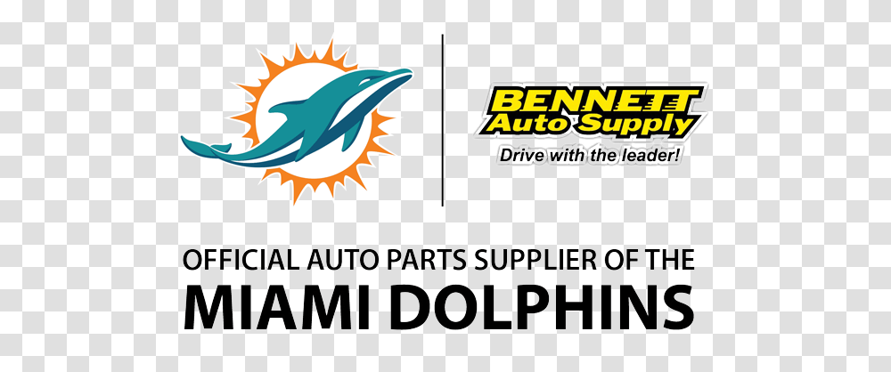 Dolphins Tickets Bennett Auto Supply, Label, Logo Transparent Png