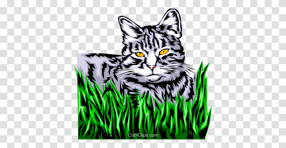 Domestic Cat Royalty Free Vector Clip Art Illustration, Tiger, Wildlife, Mammal, Animal Transparent Png