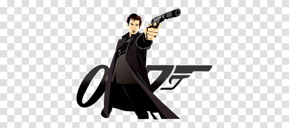 Domestic James Bond Pulsingthoughts, Person, Human, Weapon, Weaponry Transparent Png