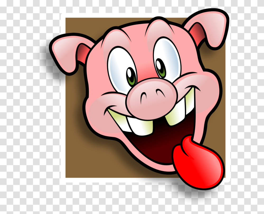 Domestic Pig Avatar Drawing, Heart, Mammal, Animal, Mouth Transparent Png