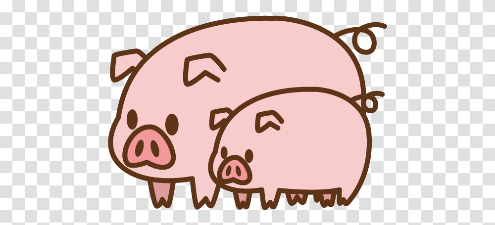 Domestic Pig Silhouette Clip Art Silueta Cerdito Animada, Piggy Bank Transparent Png