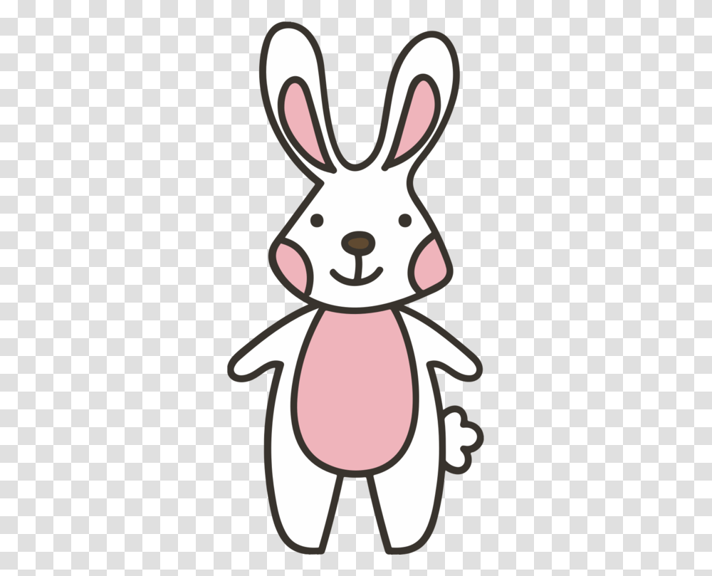 Domestic Rabbit Easter Bunny Hare, Label, Drawing Transparent Png