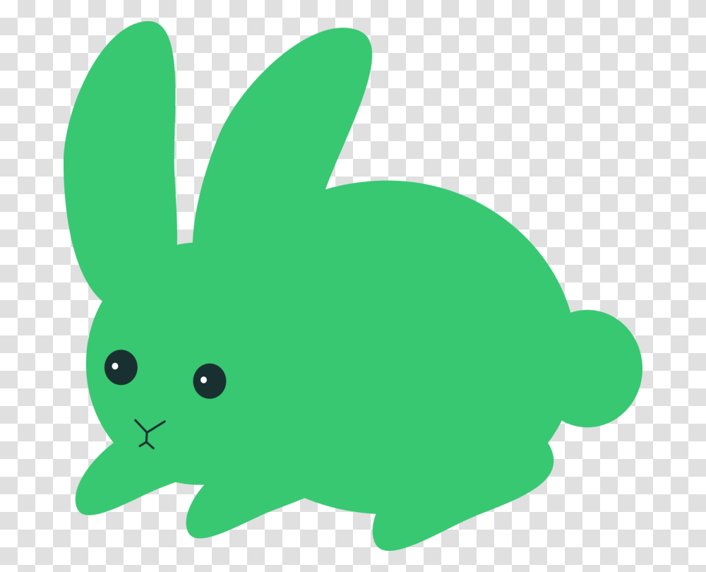 Domestic Rabbit Hare Easter Bunny Green, Animal, Mammal, Rodent Transparent Png