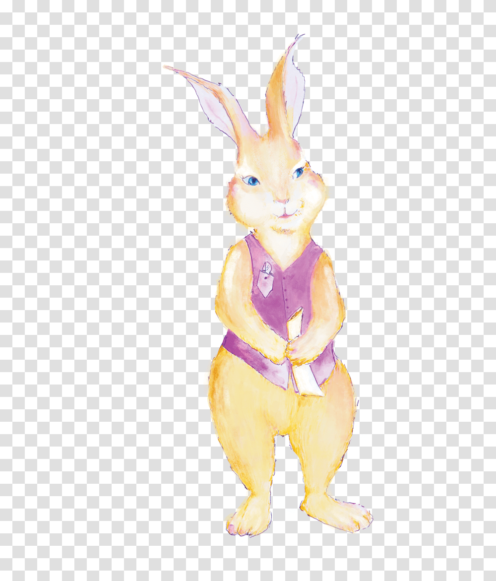 Domestic Rabbit, Person, Drawing, Collage Transparent Png