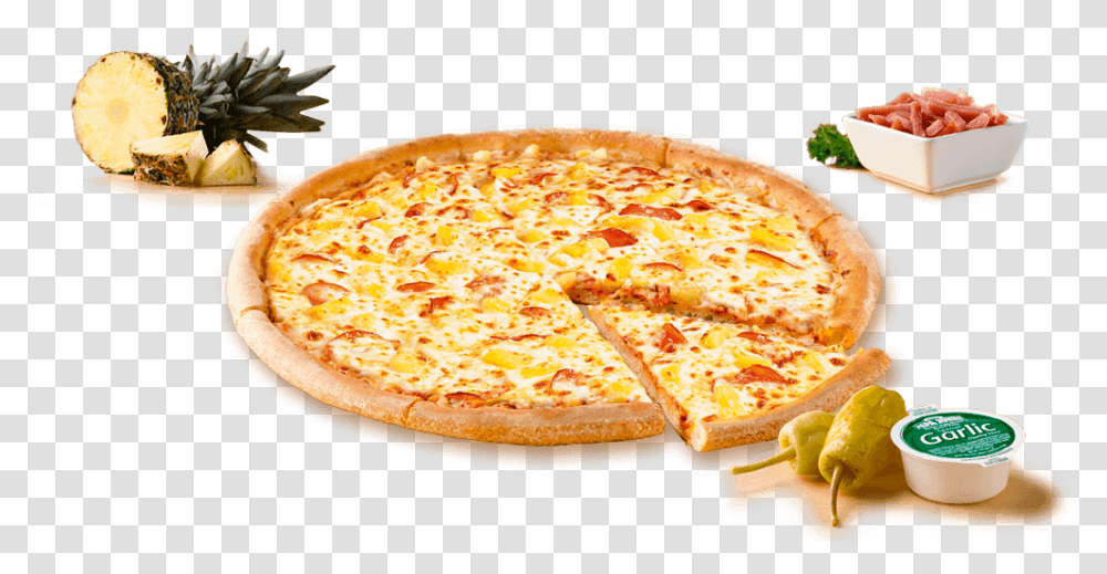 Domicilio Pizza Hawaiana Papa Johns Pizza Hawaiana Papa Johns, Food, Meal, Dish, Cake Transparent Png