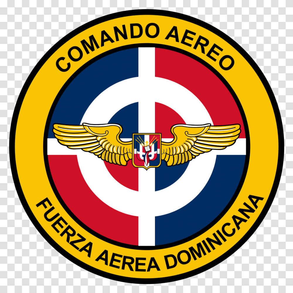 Dominican Air Force Logo, Trademark, Badge, Emblem Transparent Png