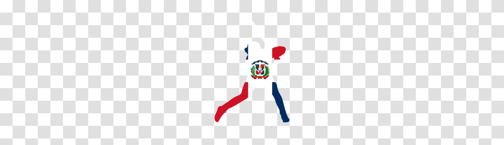 Dominican Republic Baseball Flag Tshirt, Person, Performer, Costume Transparent Png