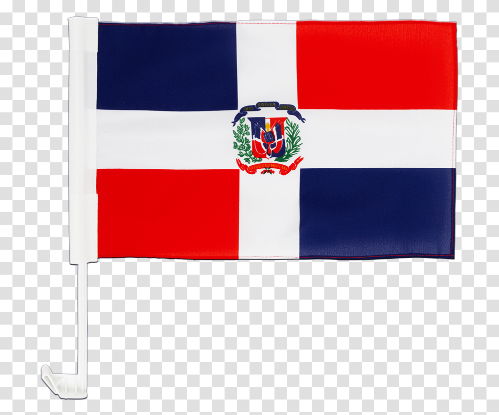 Dominican Republic Car Flag 12x16 Dominican Republic Flag, Symbol, Logo, Trademark, American Flag Transparent Png