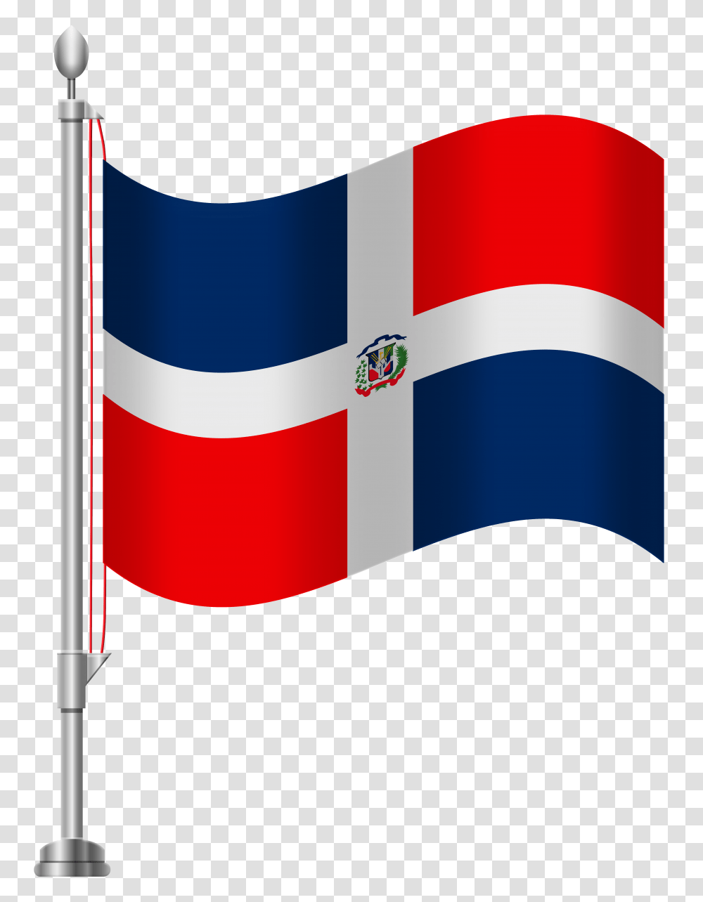 Dominican Republic Flag Clip Art, American Flag Transparent Png