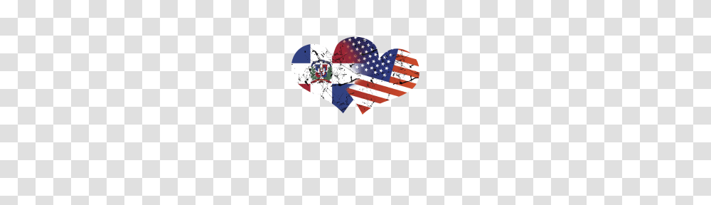 Dominican Republic Flag Usa Flag Dominican Republic Independence, Label, Heart Transparent Png
