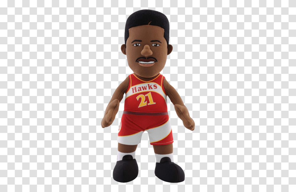 Dominique Wilkins Jersey, Doll, Toy, Person, Human Transparent Png
