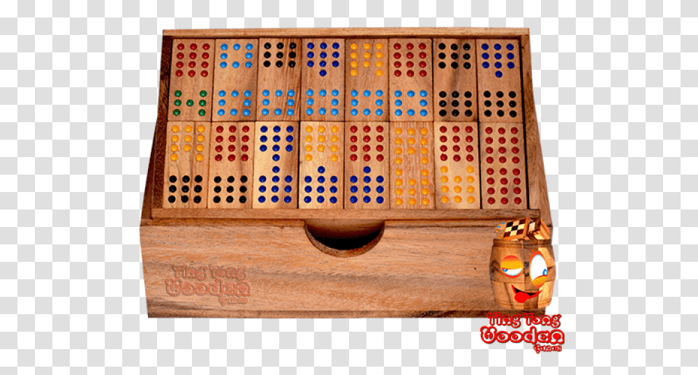 Domino 12 Family Box Domino With 96 Wooden Dominoes Atmega8 Led Vu Meter, Plywood, Rug, Game Transparent Png