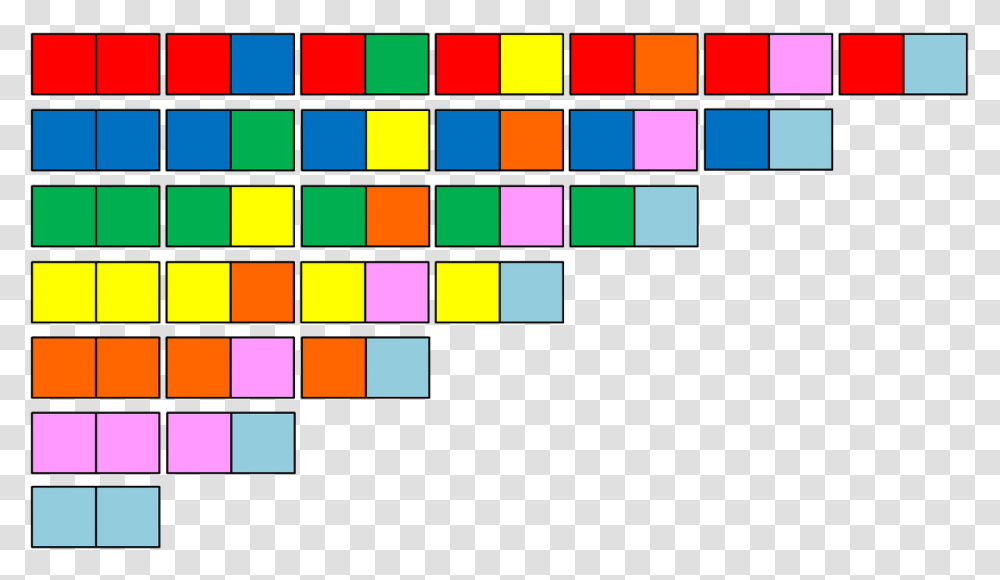 Domino De Colores Fichas, Rubix Cube, Paint Container Transparent Png