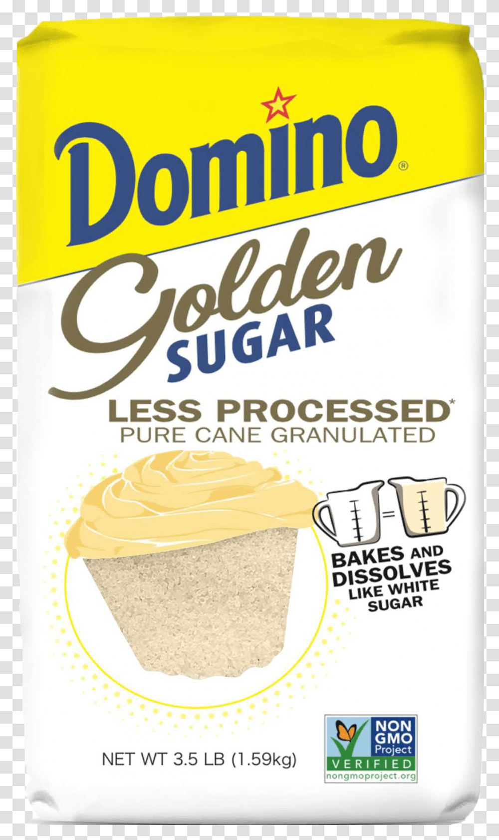 Domino Golden Sugar, Advertisement, Poster, Food, Flyer Transparent Png