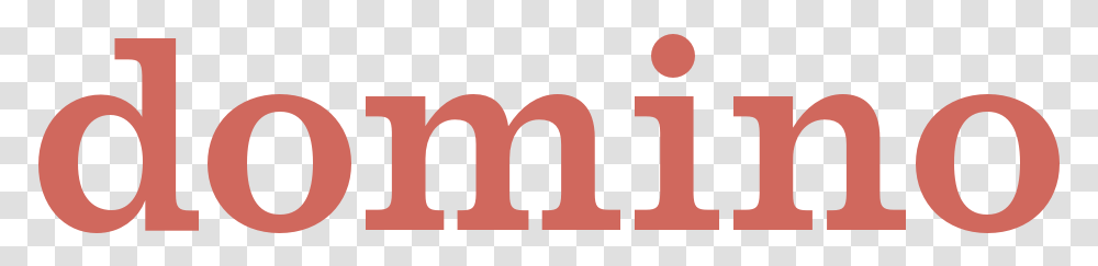 Domino Magazine Logo, Number, Alphabet Transparent Png